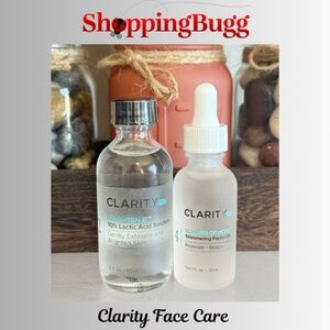 Clarity Brighten It Lactic Acid Solution & Glimmer Of Hope Shimmering Face Oil